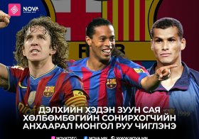 МОНГОЛД “БАРСЕЛОНА” КЛУБЫН ДОМГУУД ИРЭХЭЭР БОЛЛОО