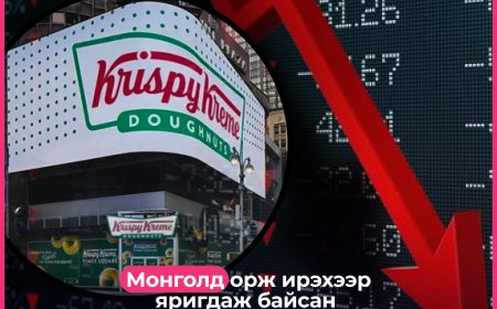 Монголд орж ирэхээр яригдаж байсан  “Krispy Kreme”-ийн хувьцаа 73%-аар буурлаа