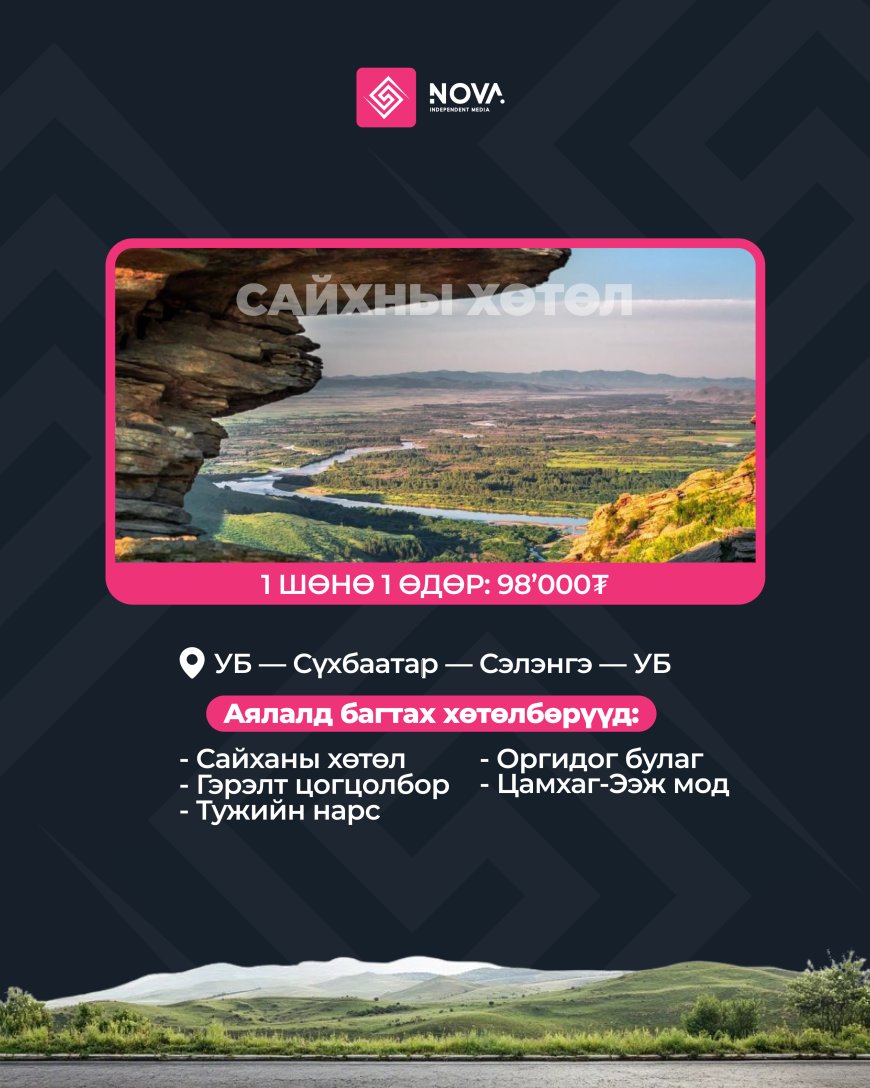 ХАМГИЙН ХЯМД ТӨСВӨӨР АЯЛЖ БОЛОХ ГАЗРУУД