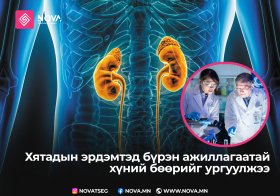 ХЯТАДЫН ЭРДЭМТЭД БҮРЭН АЖИЛЛАГААТАЙ ХҮНИЙ БӨӨРИЙГ УРГУУЛЖЭЭ